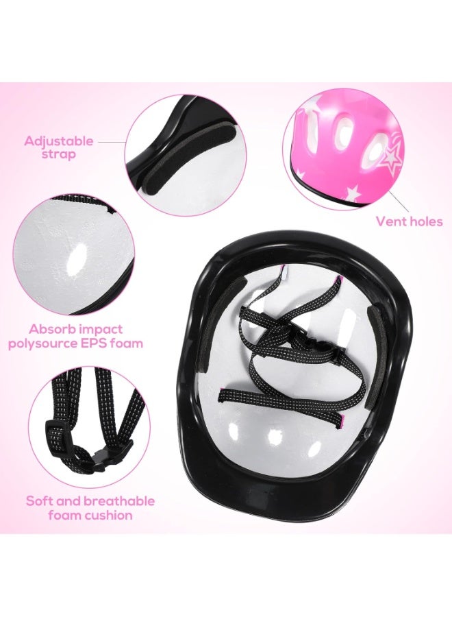 DubaiGallery Children Protective Gear Set Including Bike Helmet Knee Pads Elbow Pads Wrist Guards, Shock Resistant Safety Equipment for Cycling Skating Scooter Outdoor Sports for Kids - Image 3